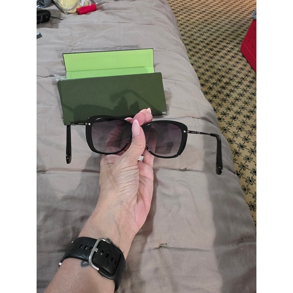 Longchamp LO616S 001 Butterfly Black Silver Sunglasses Gradient Lens 56-15-140 main image 4